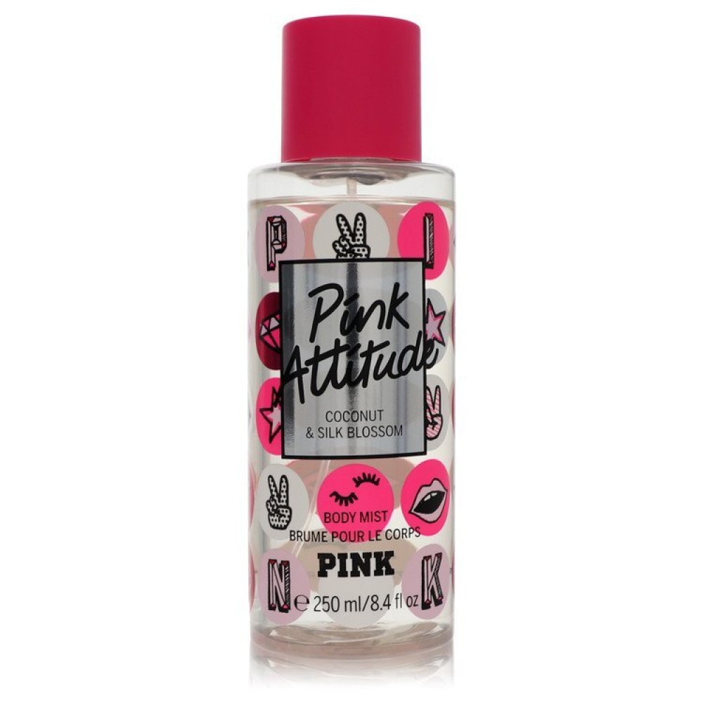 Victoria's Secret Pink Attitude Coconut & Blossom by Victoria's Secret Body Mist Spray 8.4 oz (Women)